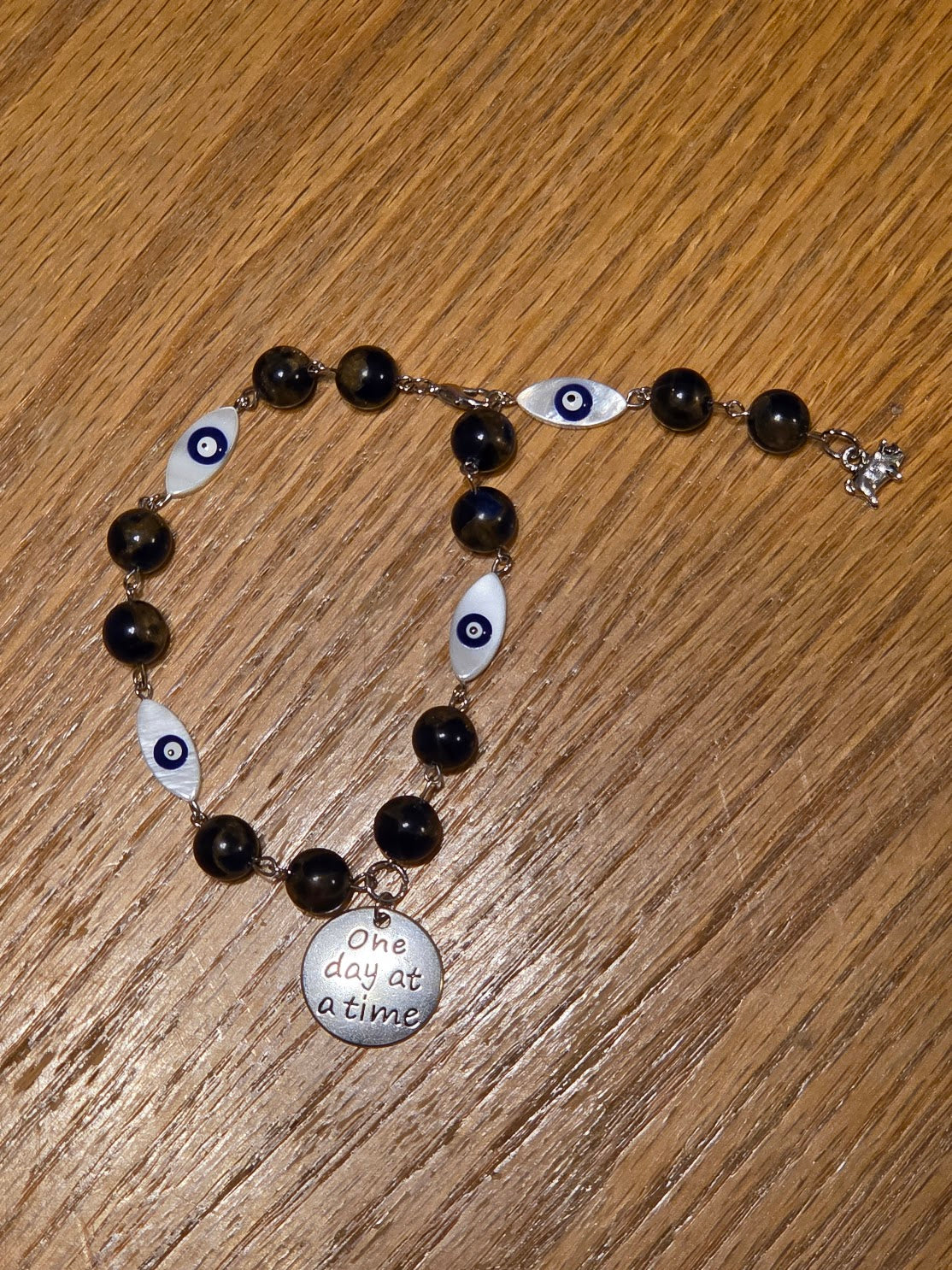 "One day at a time" bracelet