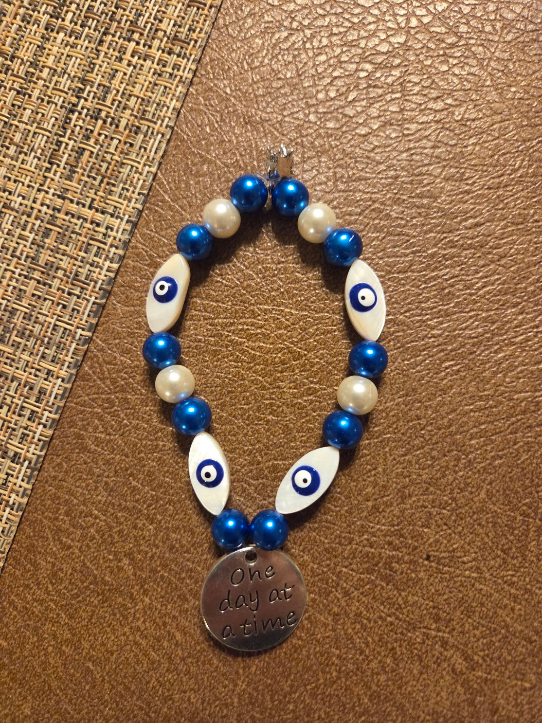 "One day at a time" bracelet